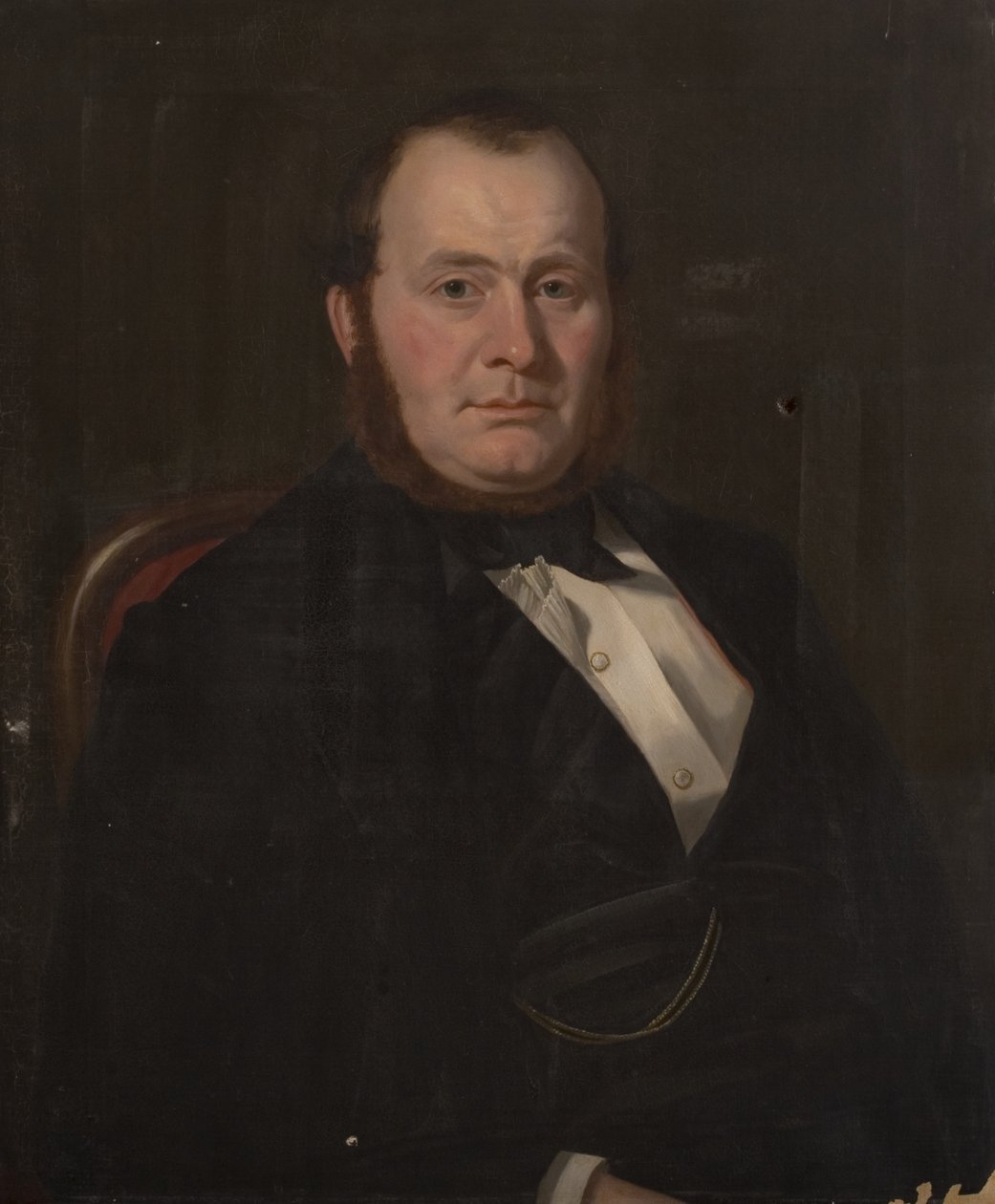 Meçhul Bir Adamın Portresi, 1840 dolayları (tuval üzerine yağlı boya) by British School