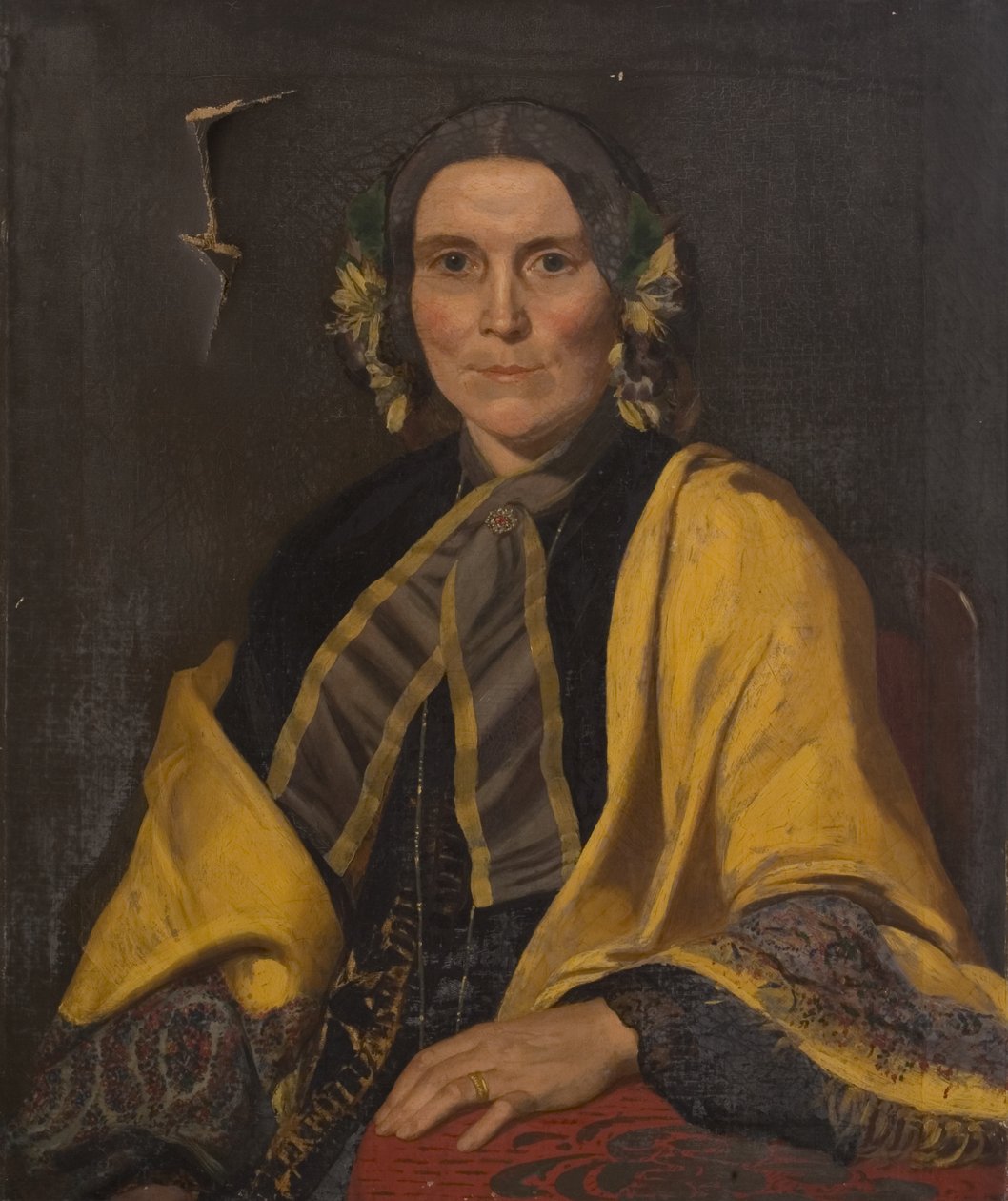 Meçhul Bir Kadının Portresi, 1840 dolayları (tuval üzerine yağlı boya) by British School