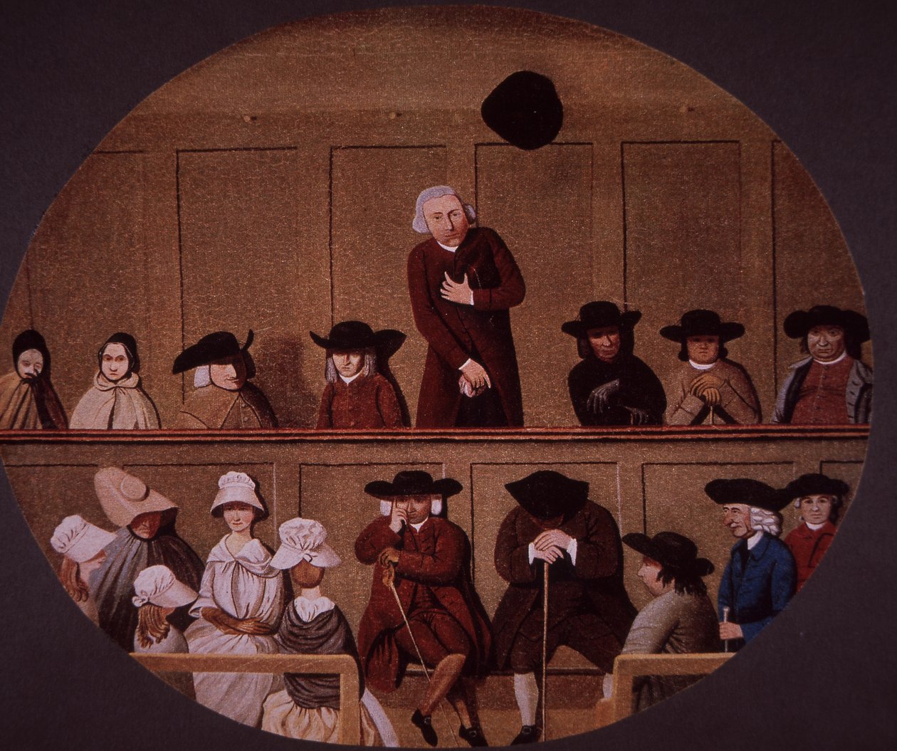 Quaker toplantısı (renkli taş) by British School
