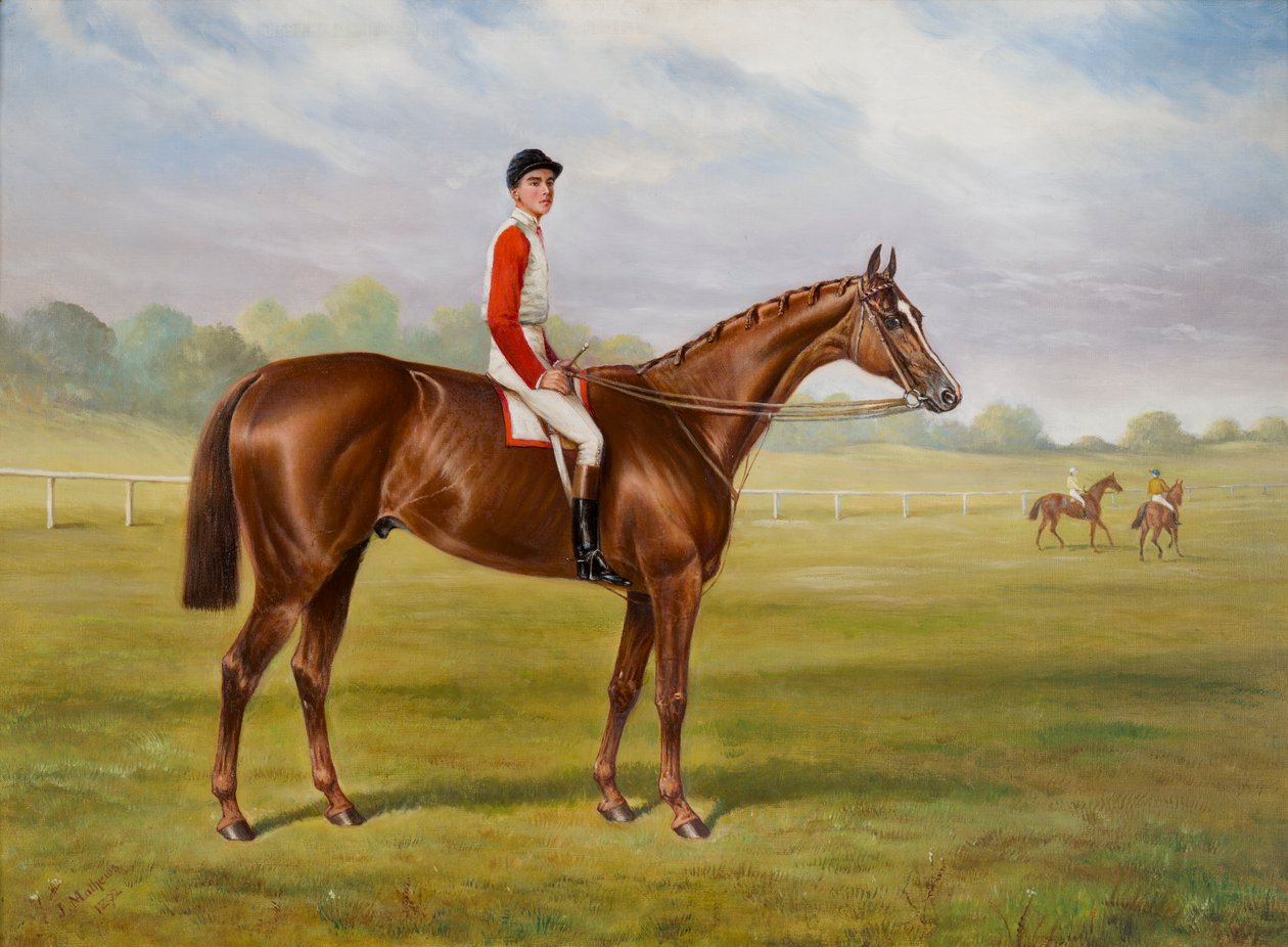 Sir Hugo, 1892 Derbisinin Kazananı by British School