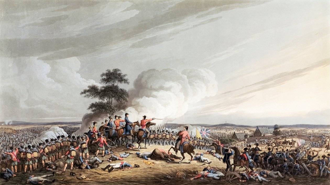 Waterloo Savaşı, 18 Haziran by British School