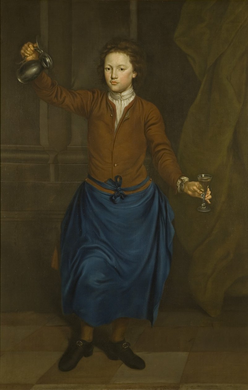 Pot-boy, c.1720 (tuval üzerine yağlı boya) by British School