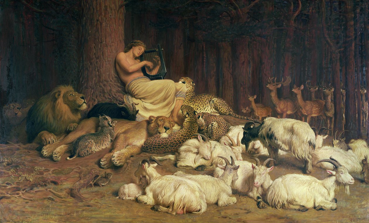 Apollon Ud Oynarken by Briton Riviere