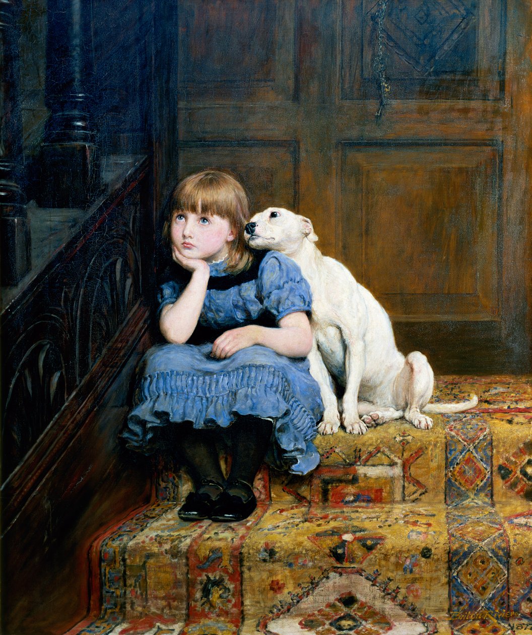 sempati, 1877 by Briton Riviere