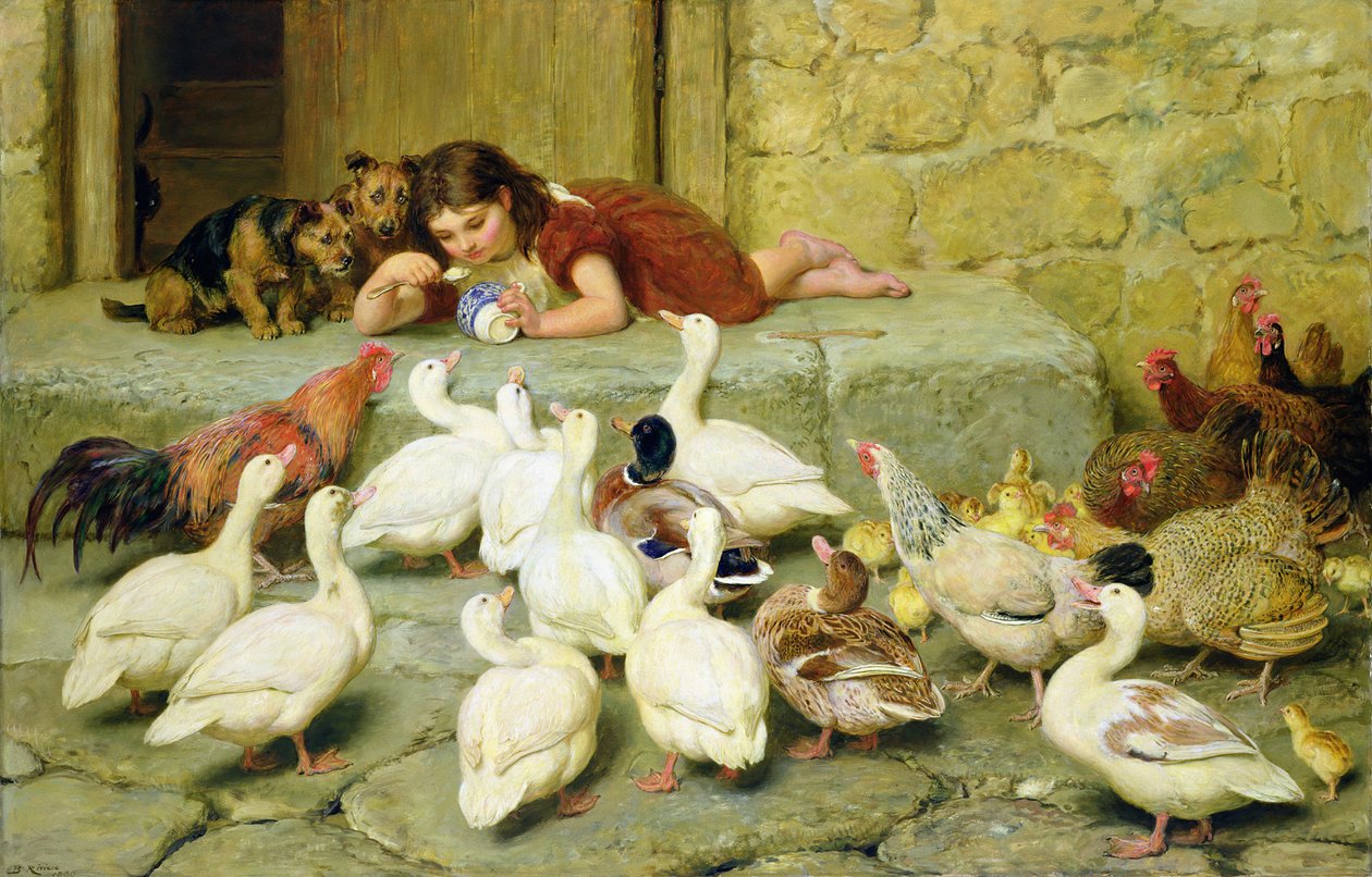Son Kaşık Dolu, 1880 by Briton Riviere