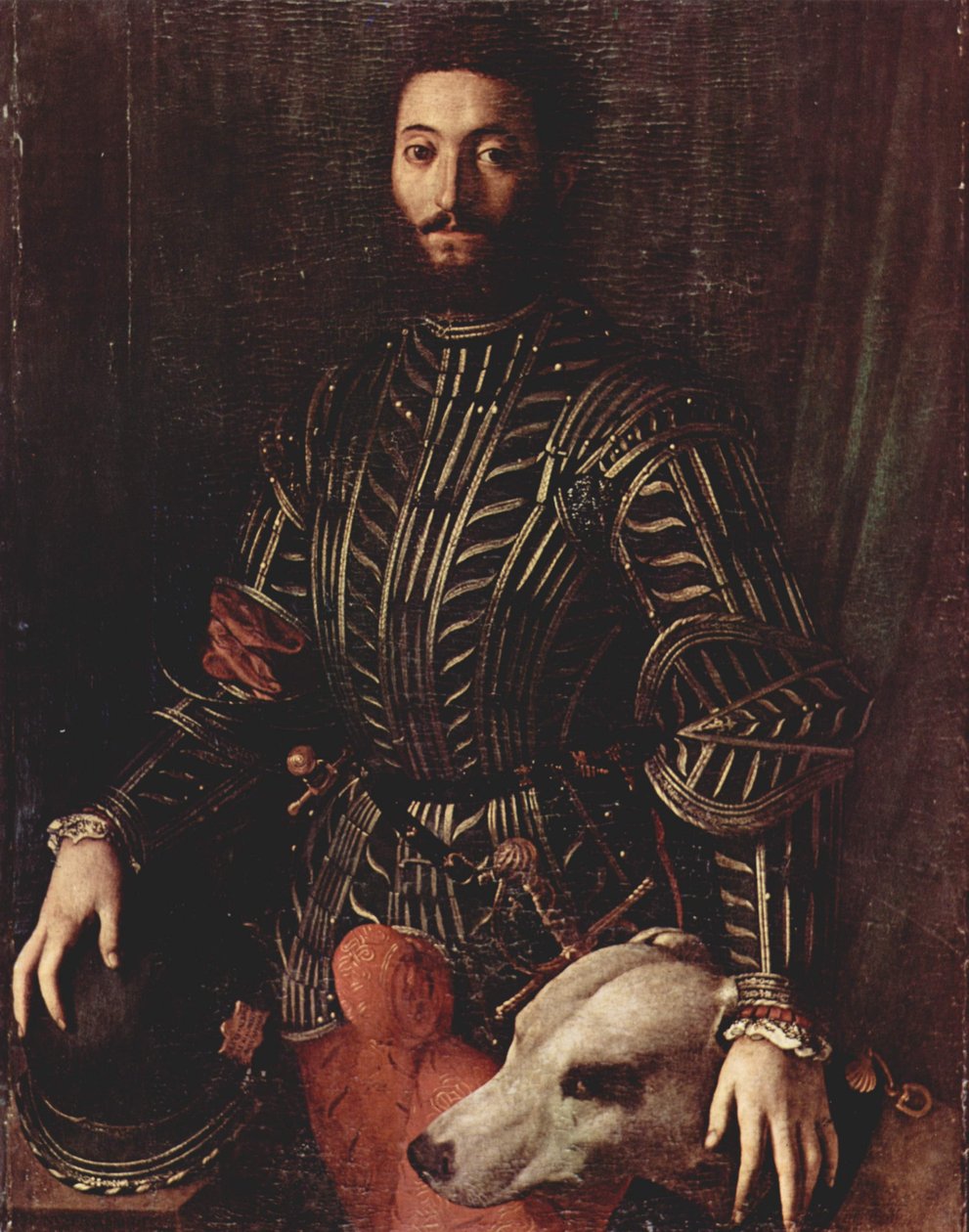 Porträt des Guidobaldo II della Rovere, Herzog von Urbino by Agnolo Bronzino