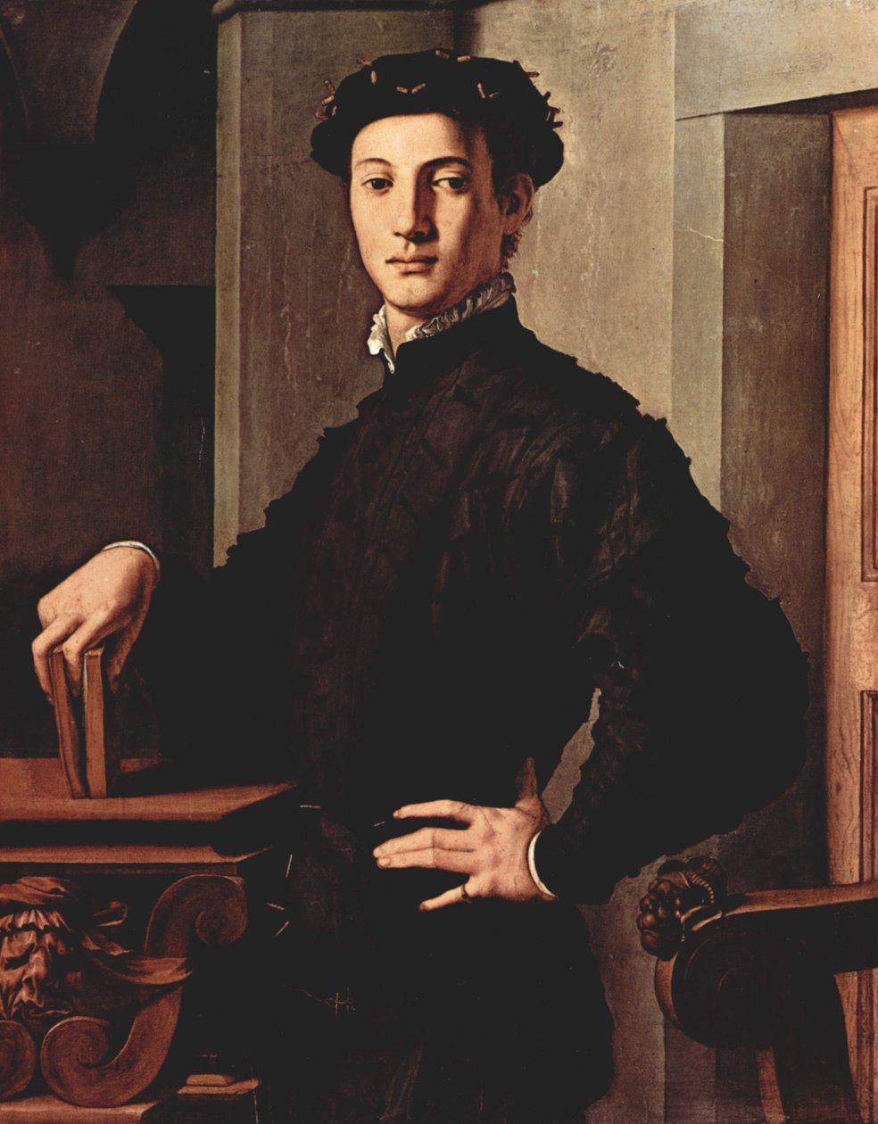 Kitap ile genç adam portresi Kitaplı Genç Bir Adamın Portresi by Agnolo Bronzino
