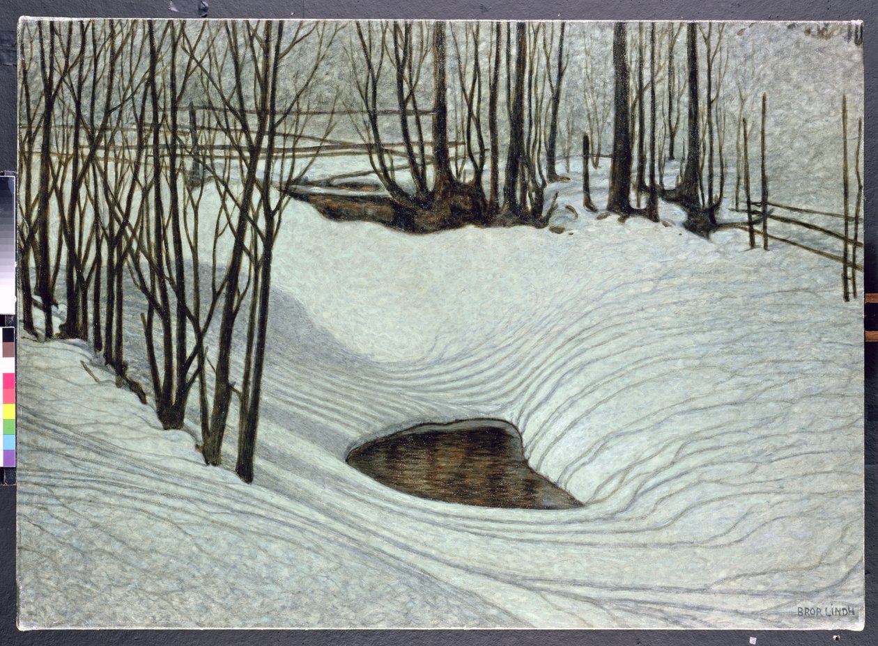 Kışın Orman, c.1905 by Bror Lindh