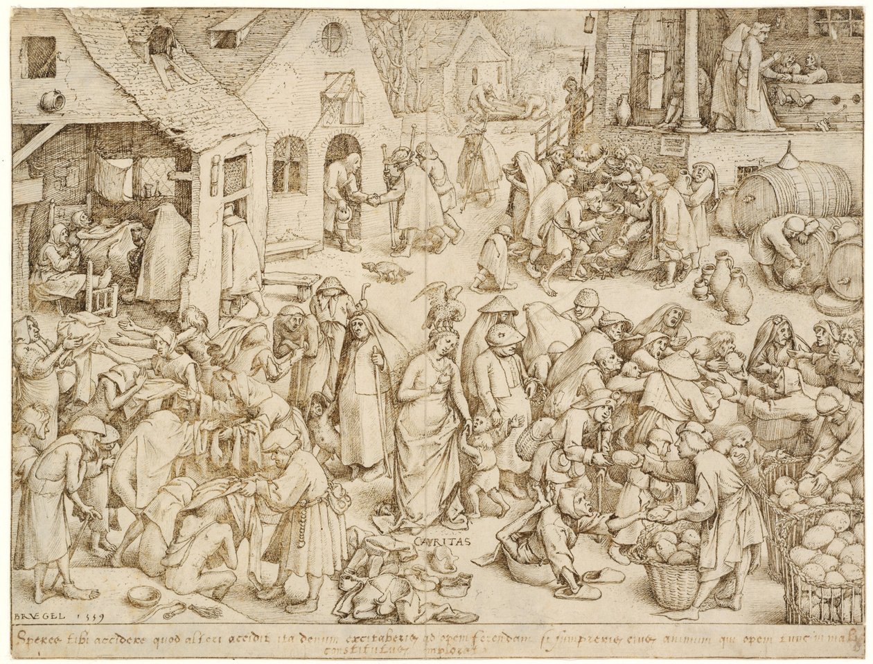 Caritas Hayır Kurumu, 1559 by Bruegel