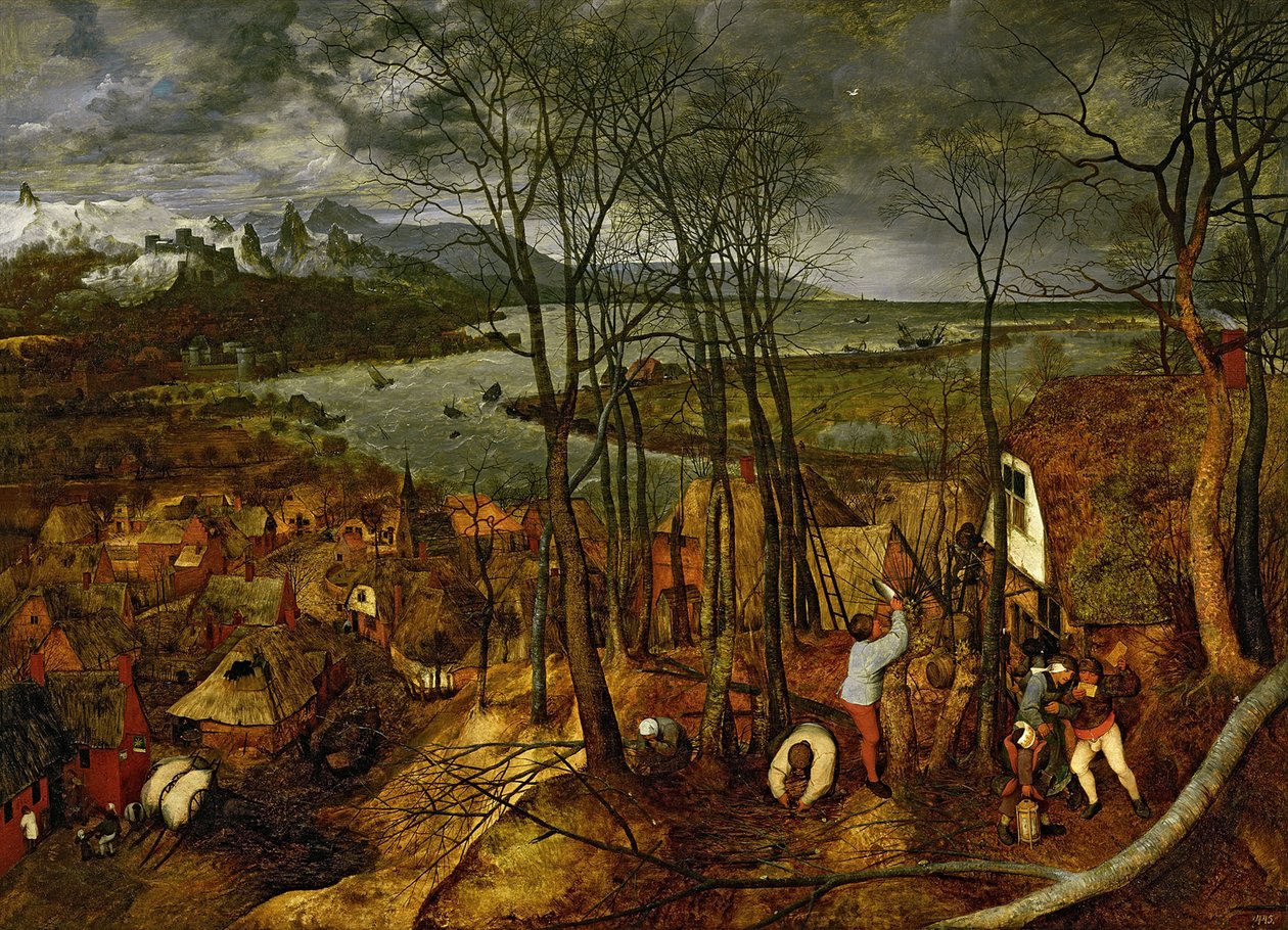 Kasvetli Gün Erken İlkbahar, 1565 by Bruegel