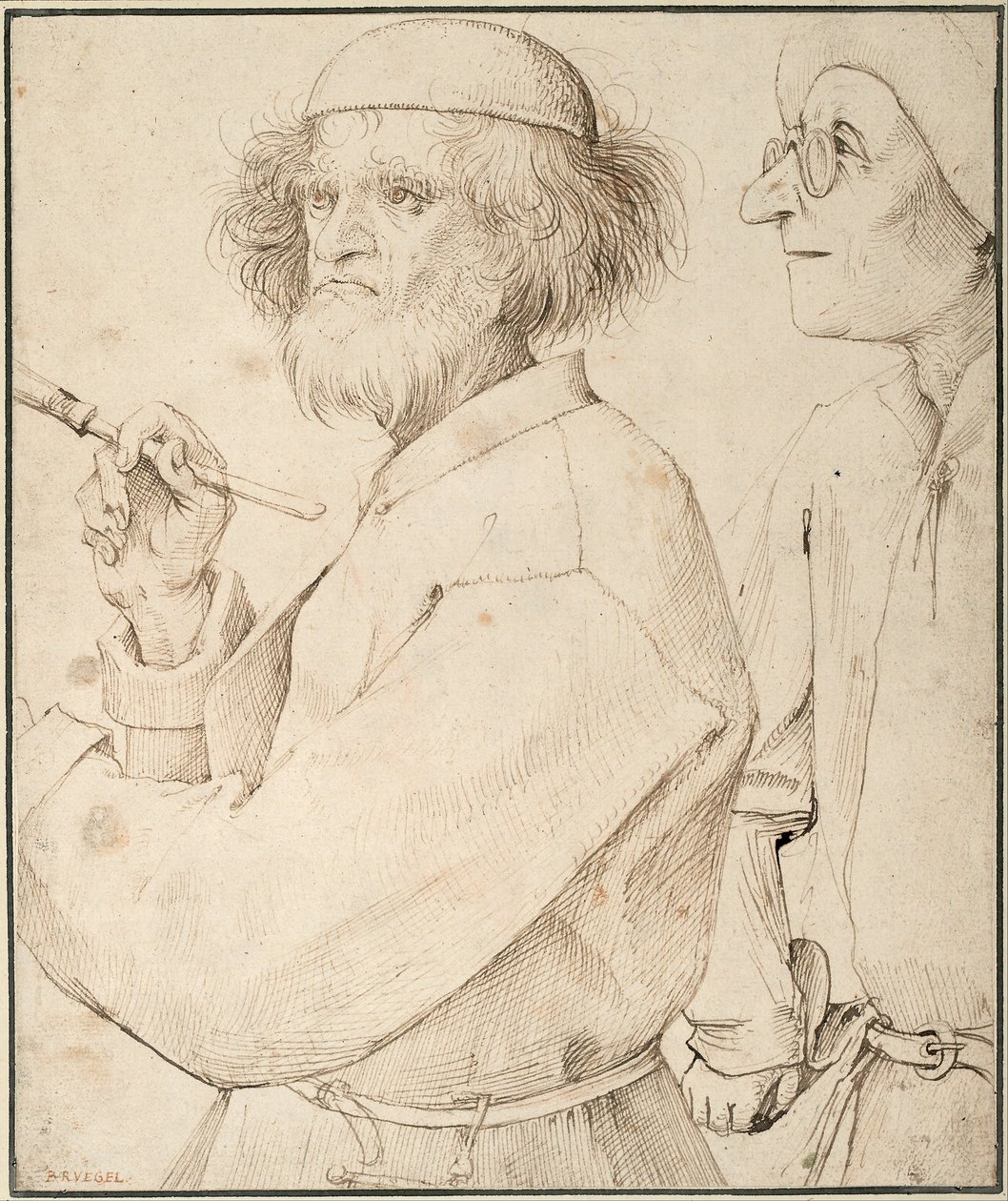 Ressam ve Alıcı, c. 1565 by Bruegel