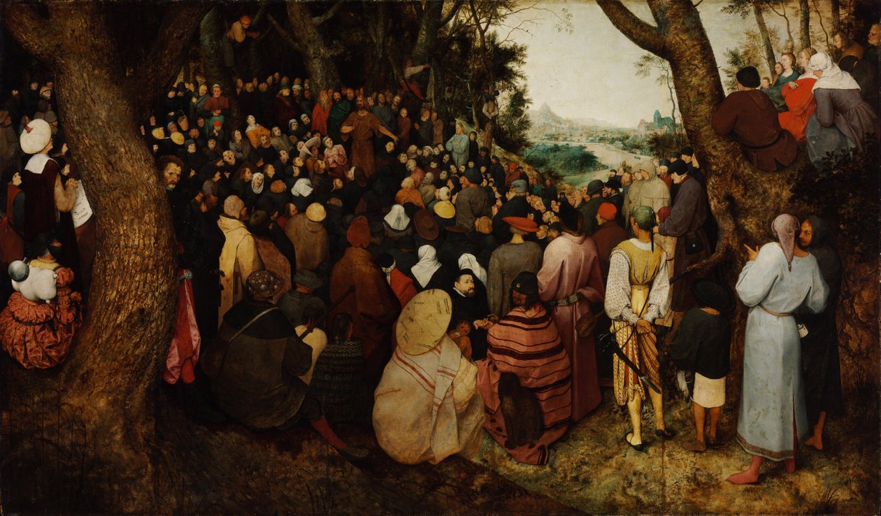 Vaftizci Yahya'nın Vaazı by Bruegel