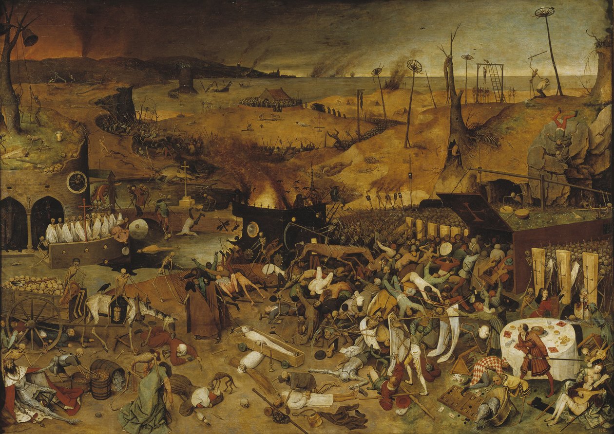 Ölümün Zaferi, yaklaşık 1562-1563 by Bruegel