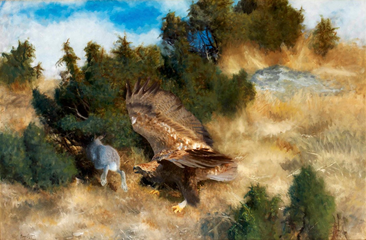 Orn av tavşanı by Bruno Andreas Liljefors