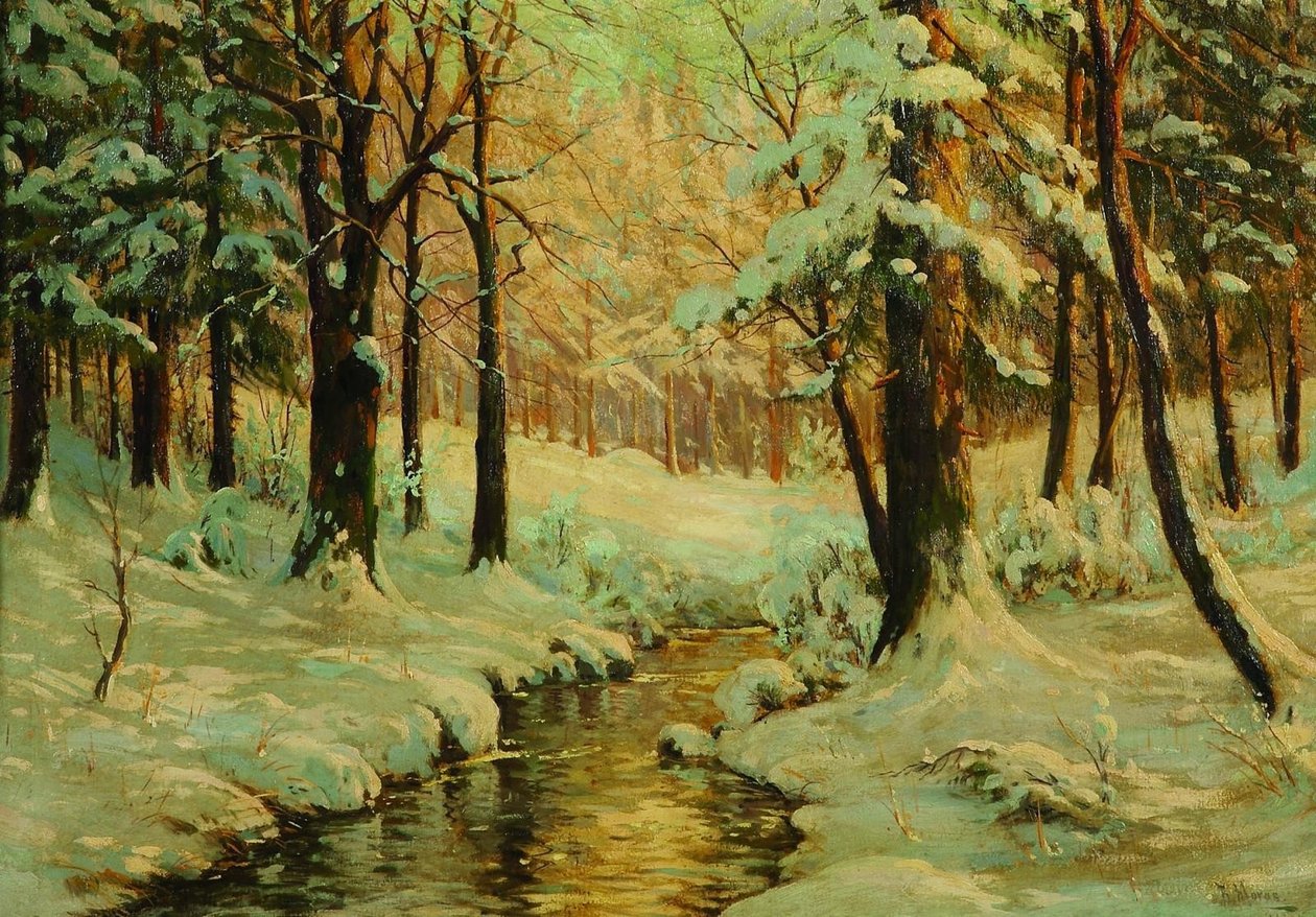  Winterwald am Brocken im Harzn by Bruno Moras