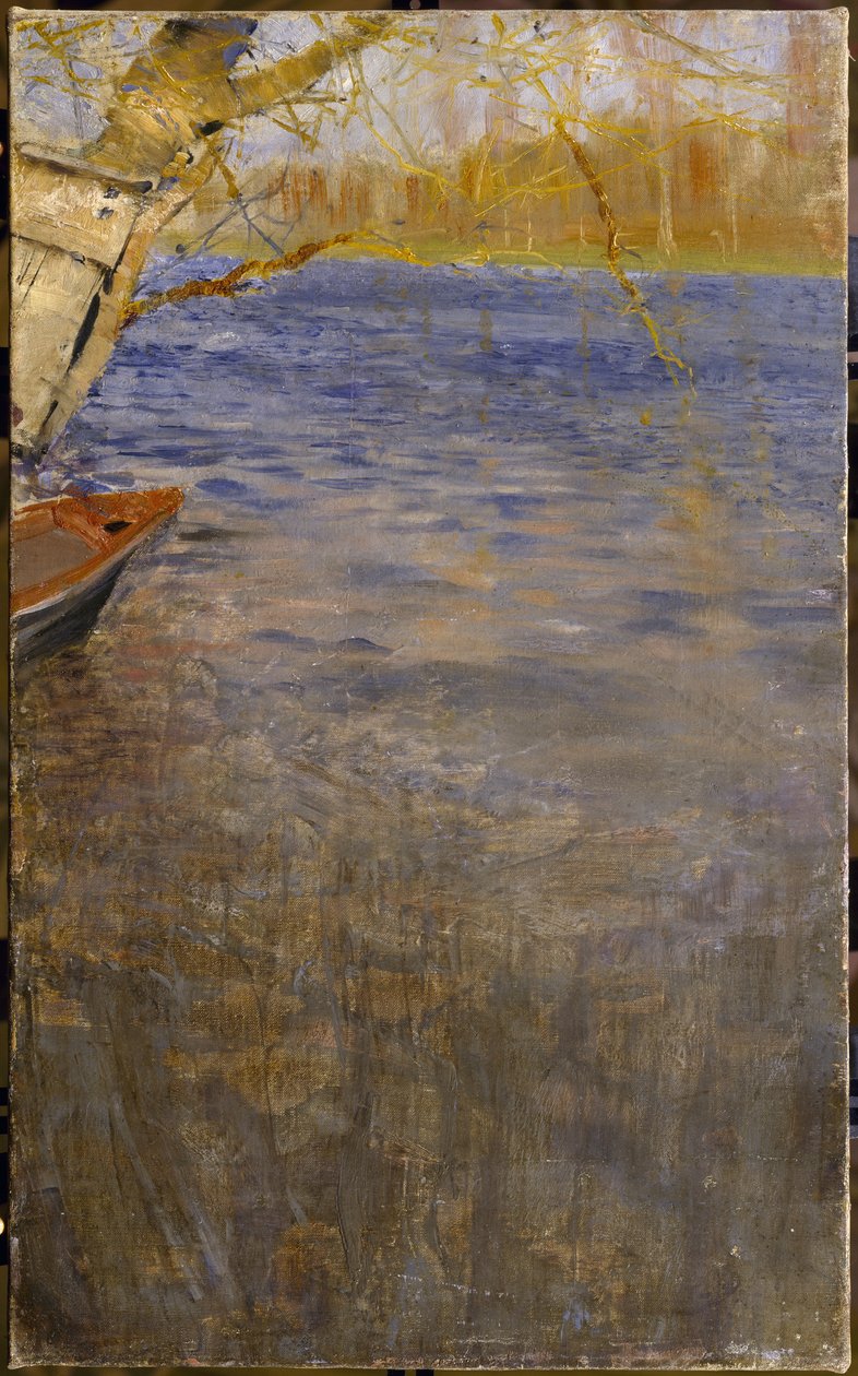 Deniz kenarında, Bir Bahar Günü by Bruno Andreas Liljefors