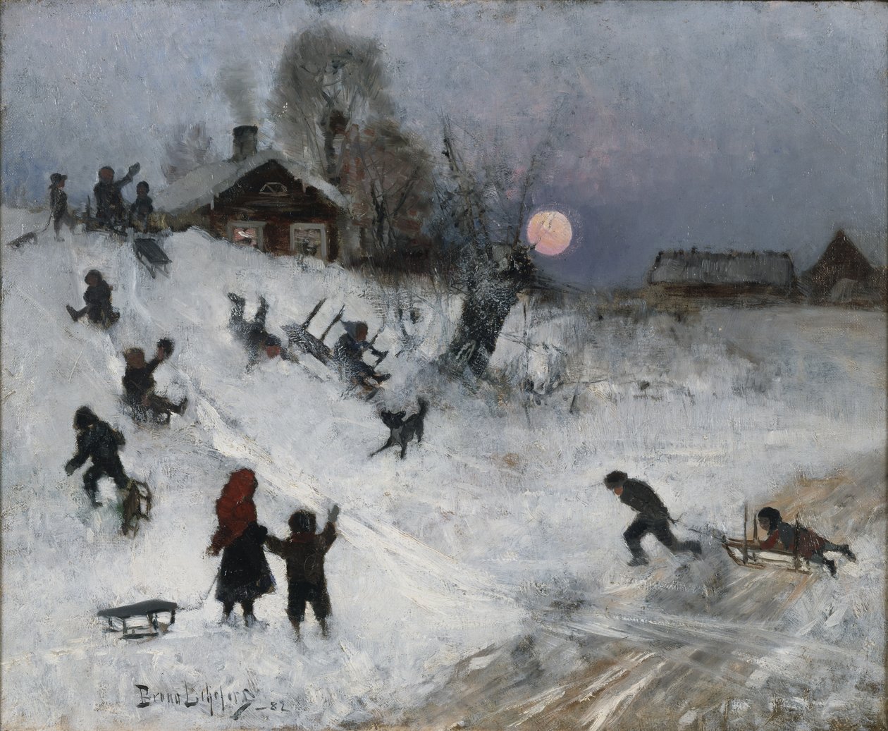 Kızak, 1882 by Bruno Andreas Liljefors