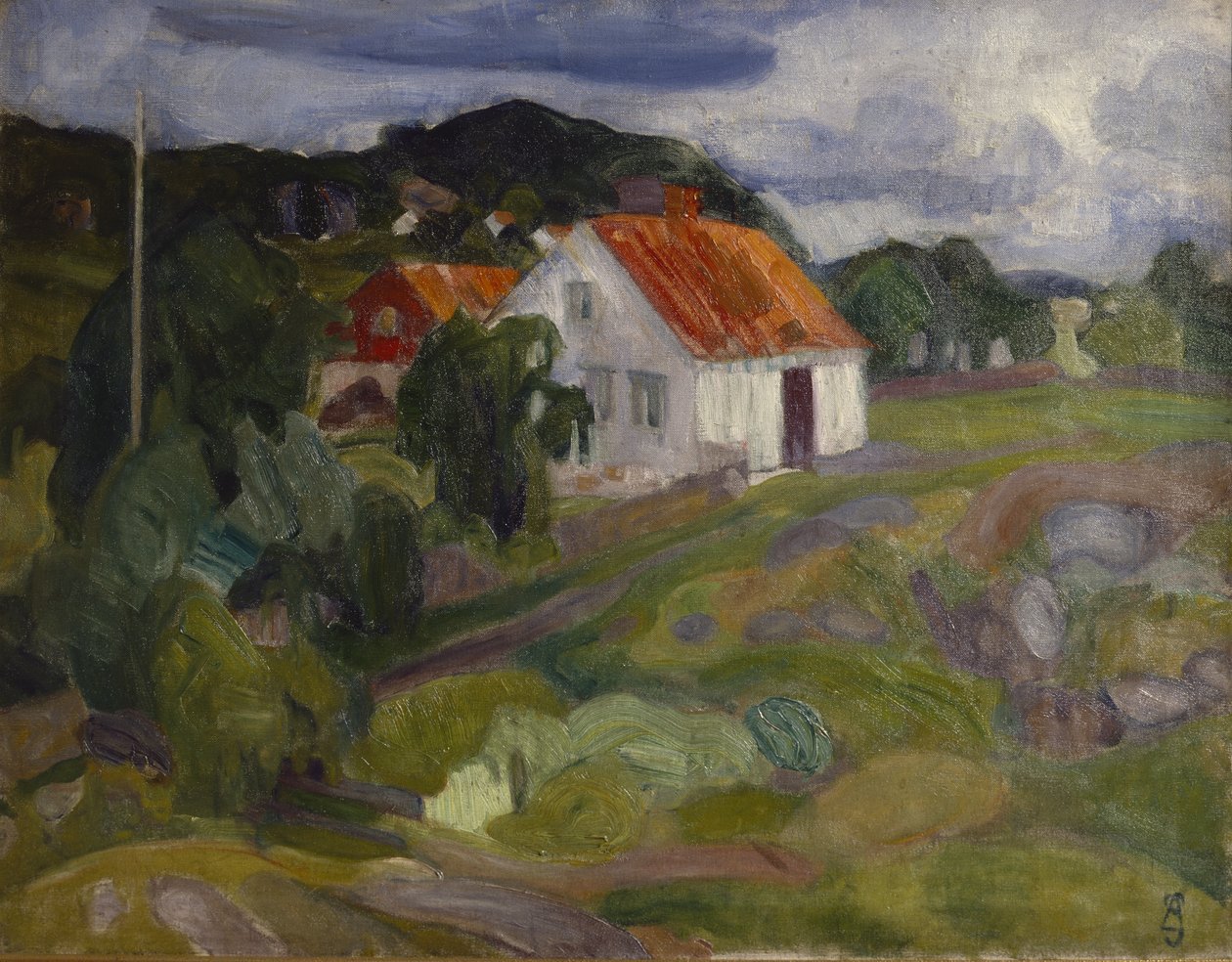 Vrengen, Nøtterøy (tuval üzerine yağlı boya) by Brynjulf Larsson