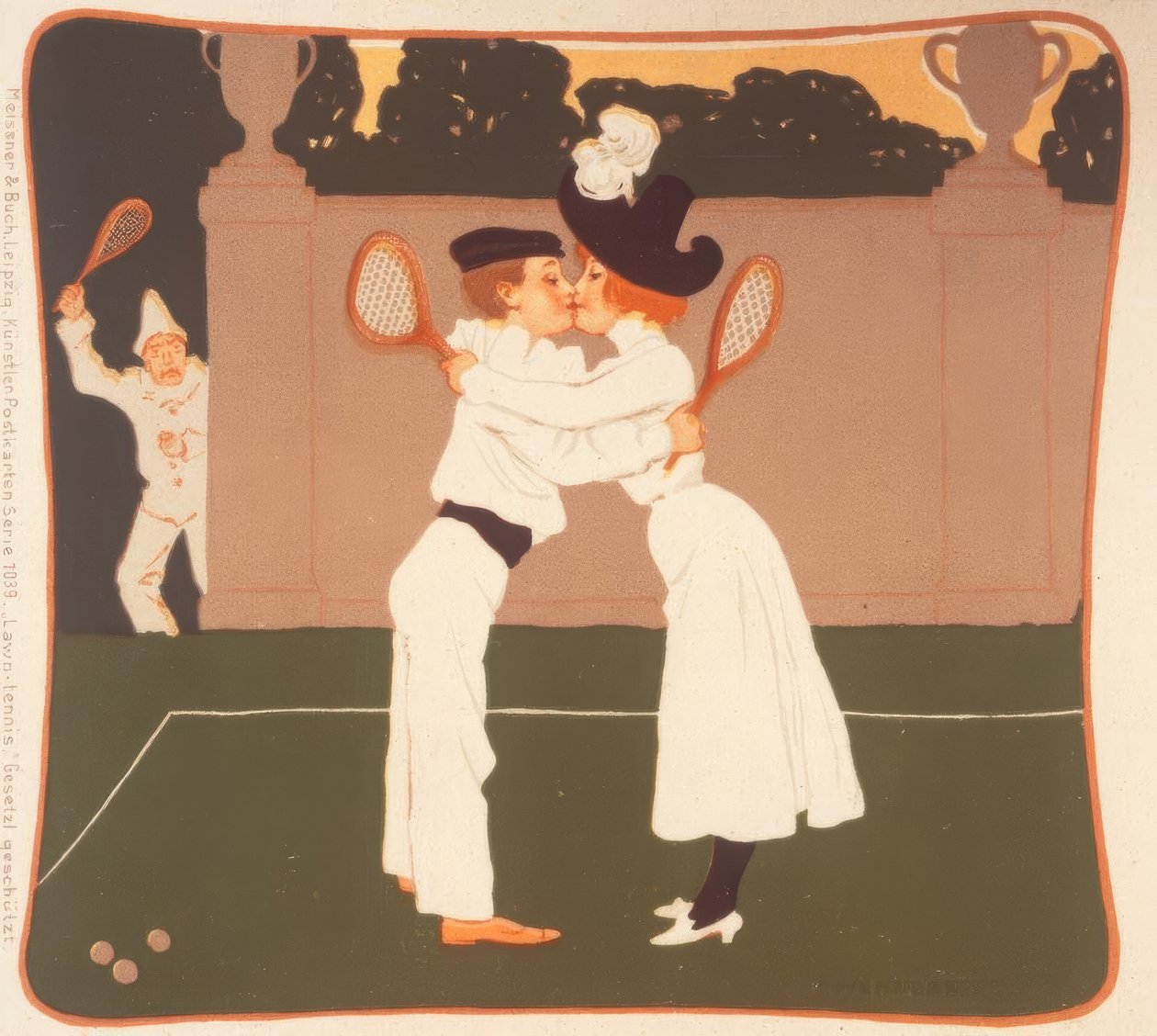 tenis kortunda ilk aşk by Brynolf Wennerberg