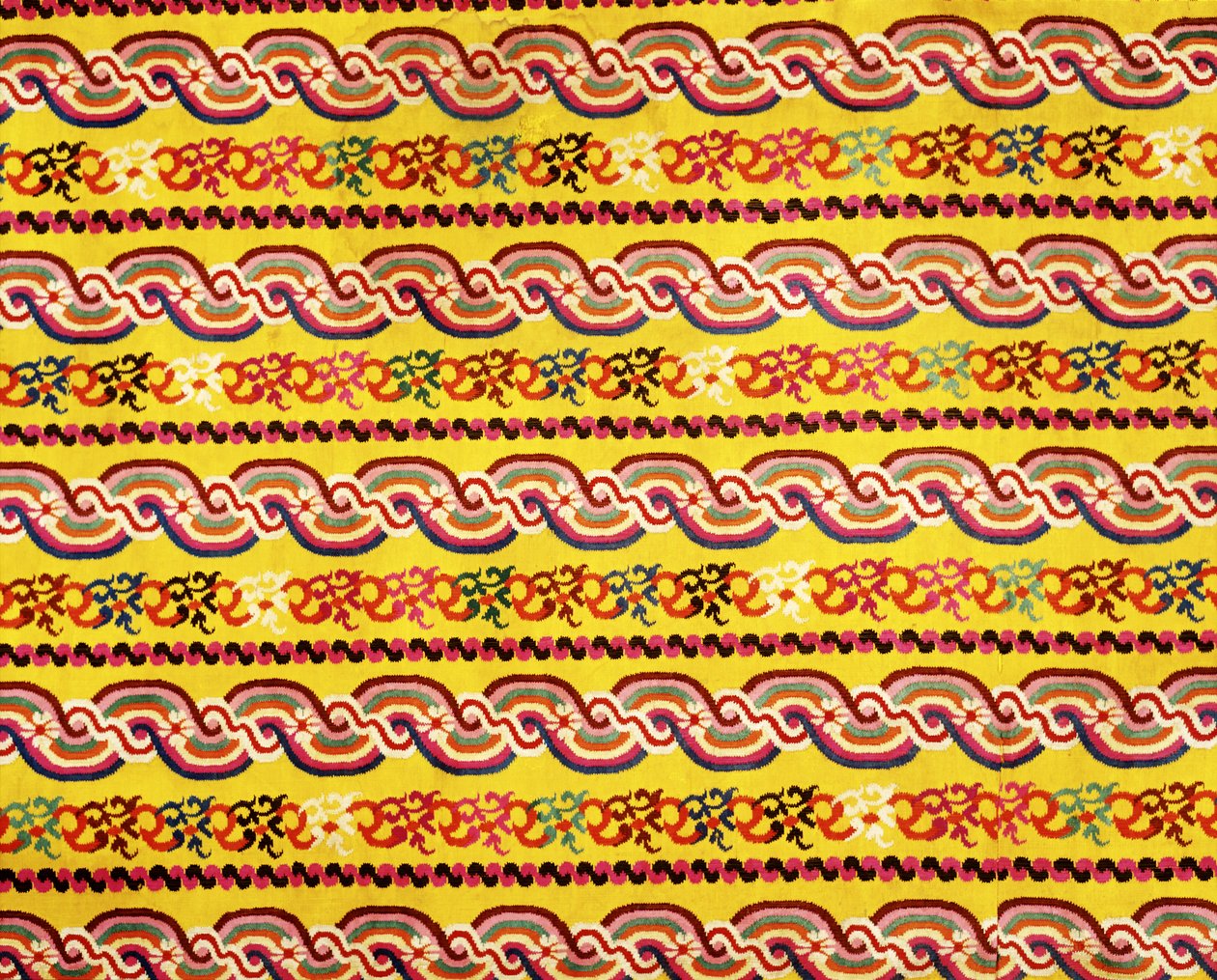Kumaş tasarımı (tekstil) by Burmese School