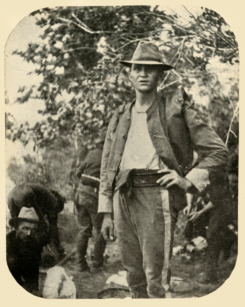 Teğmen Günü, K Troop Rough Riders...İspanyol-Amerikan Savaşı, Haziran 1898, 1899. by Burr McIntosh