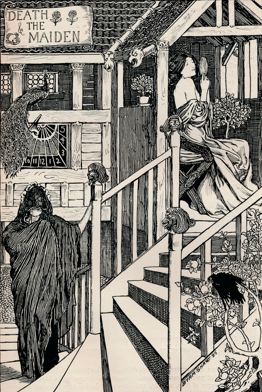 Ölüm ve Bakire, 1895 by Byam Shaw