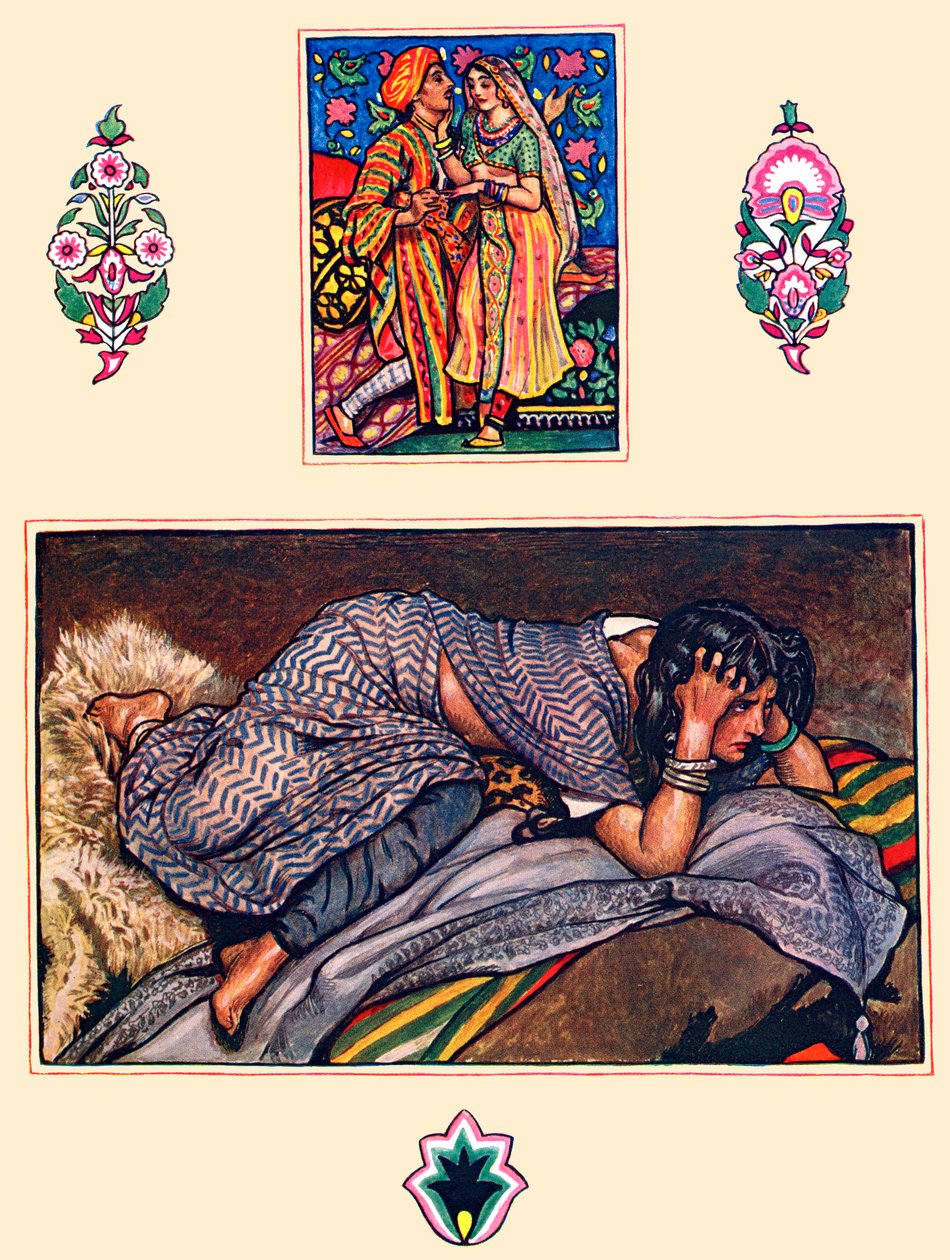 Kama Bahçesi'nden 'Issız Çingene Şarkısı'. by Byam Shaw