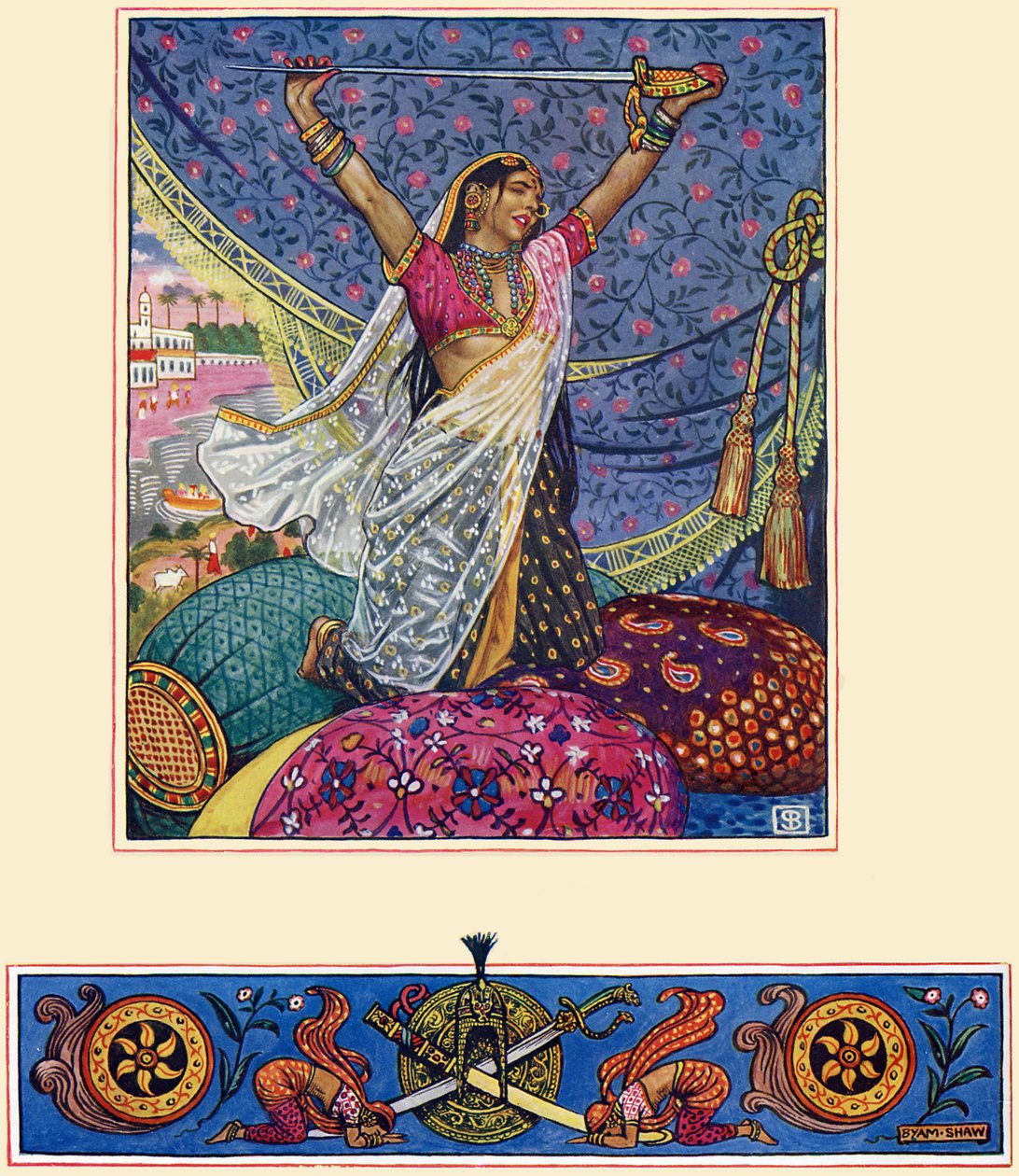 Tozdan Daha Az, Kama Bahçesi'nden bir şiir by Byam Shaw