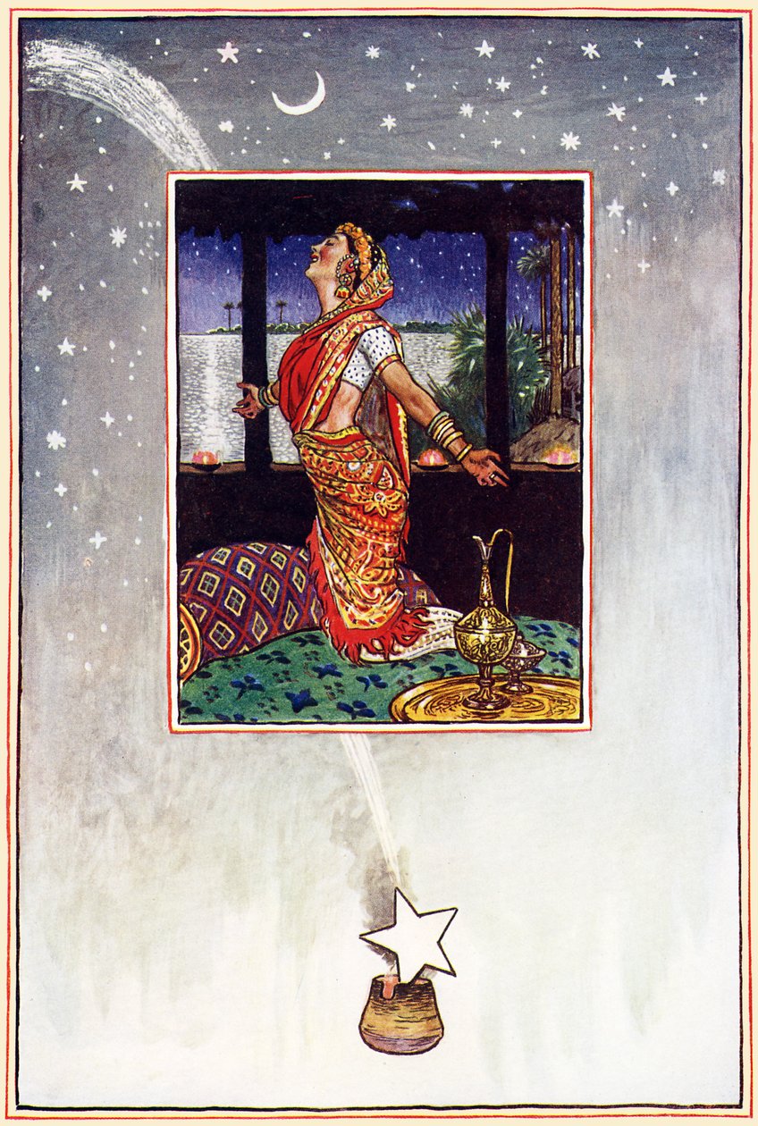 'Aşkın sıcağını soğutacak esinti yok' by Byam Shaw