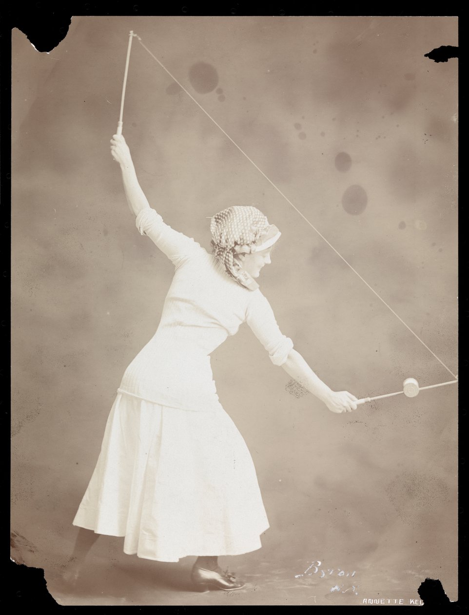 Annette Kellerman, c.1900 (silver gelatin print) by Byron Company