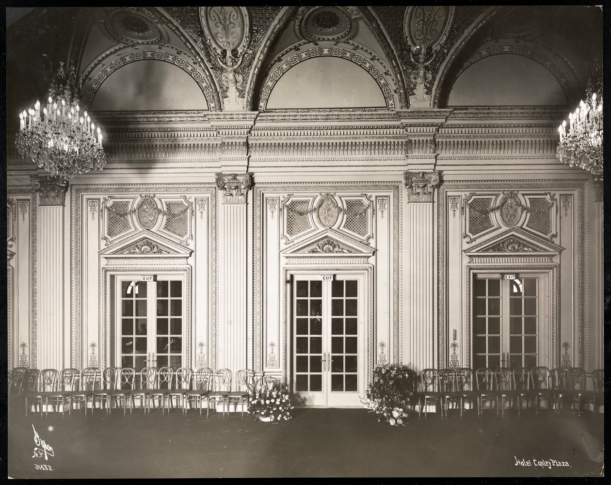 Coplay Plaza otelindeki balo salonu, Boston, 1912 veya 1913 (gümüş jelatin baskı) by Byron Company