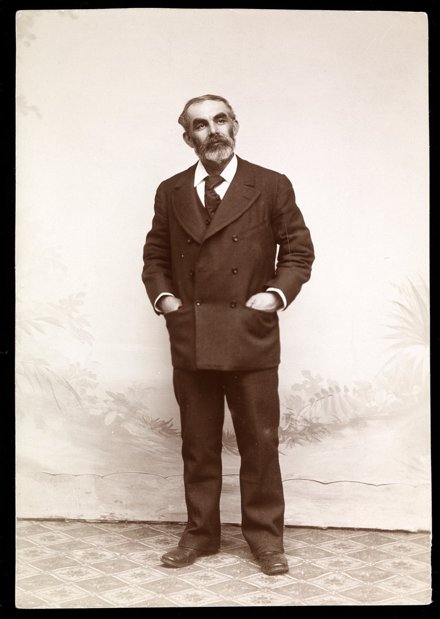 İşçi lideri John Burns, 1893-4 (gümüş jelatin baskı) by Byron Company