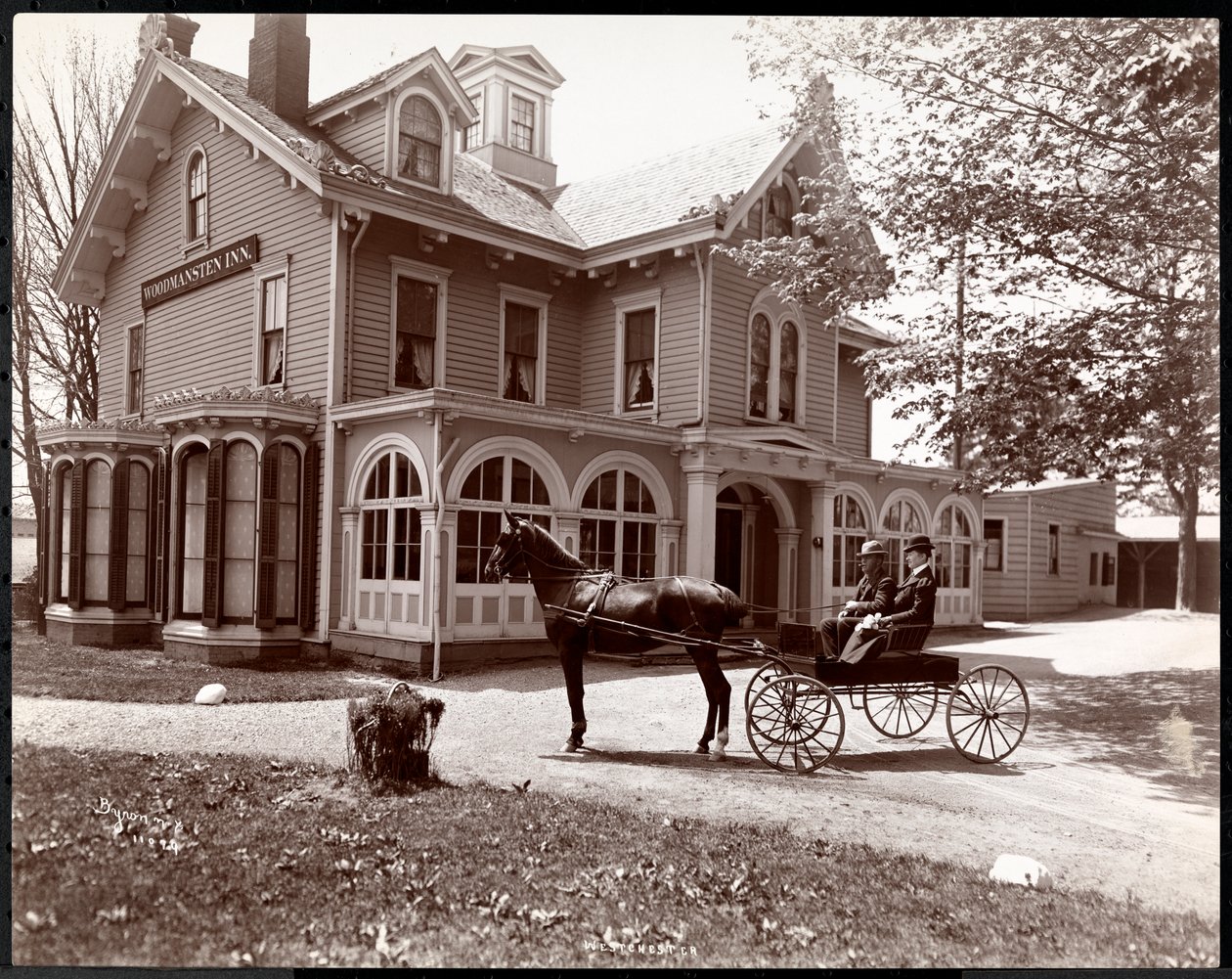 Woodmansten Inn, Westchester, New York, 1901 (gümüş jelatin baskı) by Byron Company