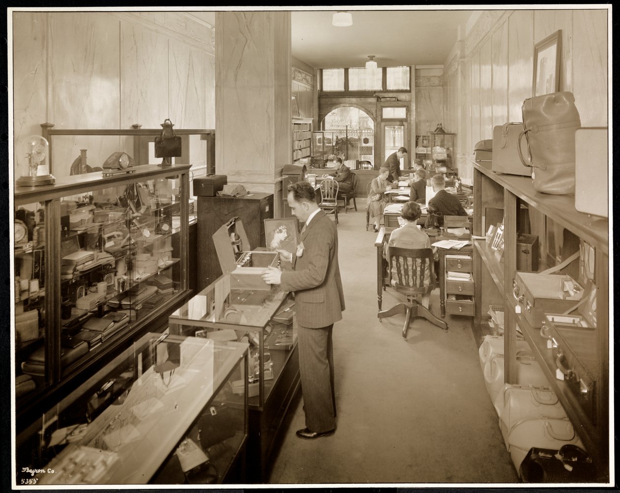En Route Service, Inc., Savoy Plaza Hotel, 59th Street ve 5th Avenue, New York, 1928 (gümüş jelatin baskı) by Byron Company