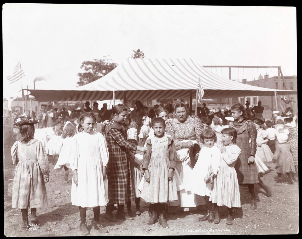 Hudson Bank Gymnasium and Playground, 53rd Street ve 11th Avenue, New York, 1898