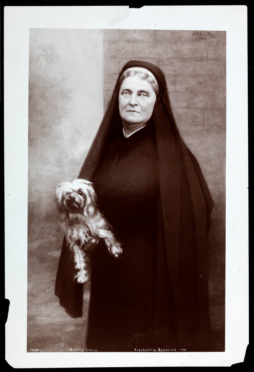 Hettie Green, 1905 (gümüş jelatin baskı) by Byron Company