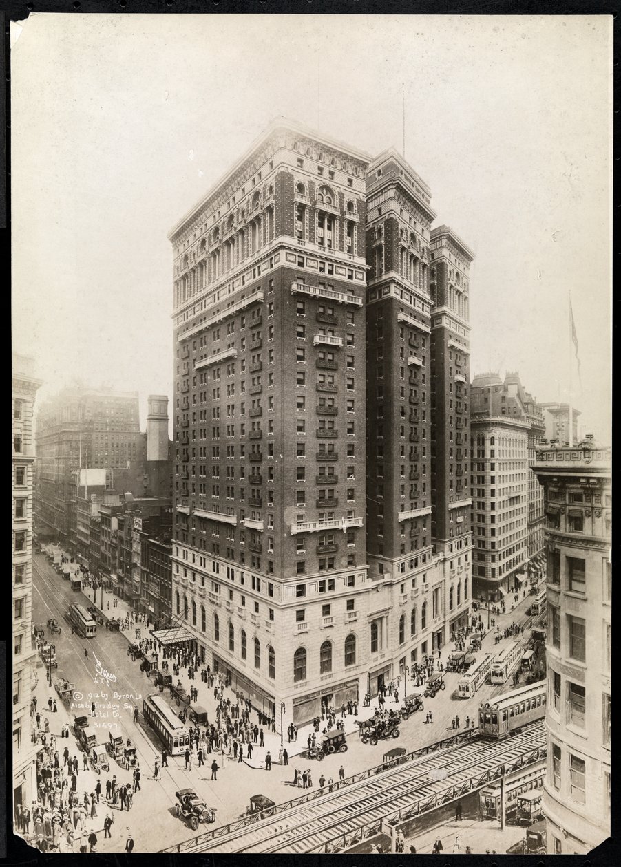 Hotel McAlpin, 34. Cadde ve Broadway, New York, 1912 by Byron Company