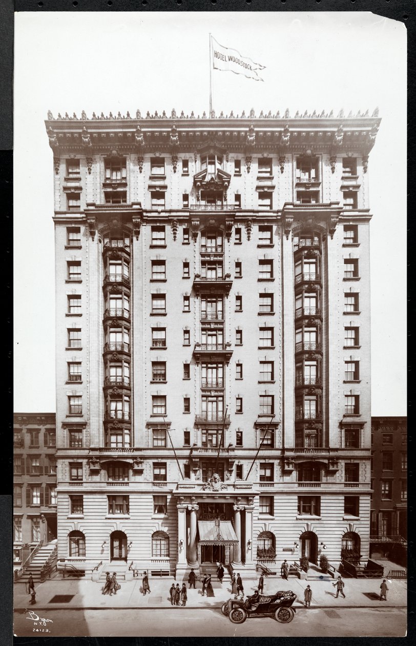 Hotel Woodstock, 127 West 43rd Street, New York, 1907 (gümüş jelatin baskı) by Byron Company