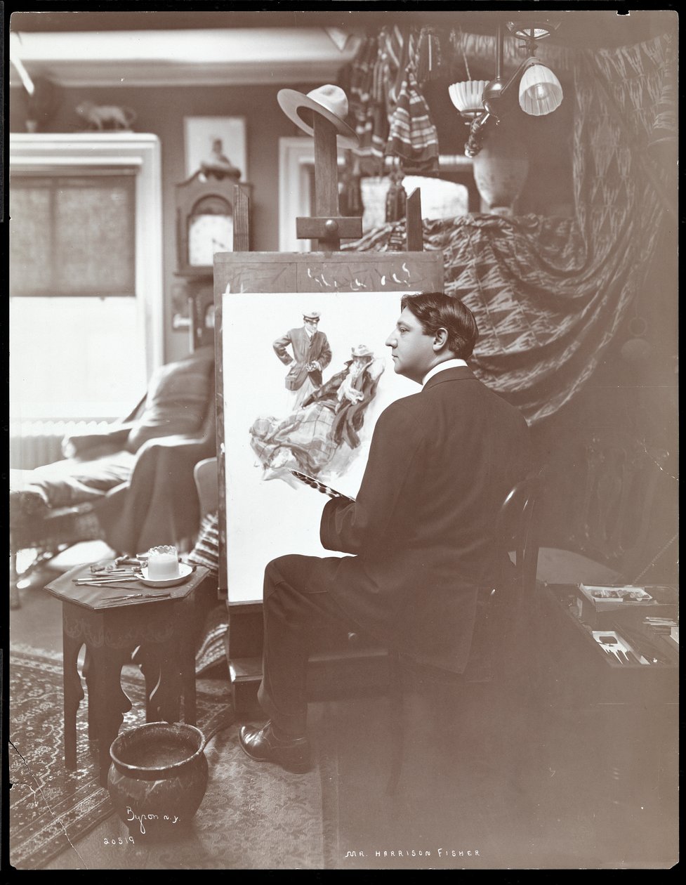 Bay Harrison Fisher, 1905 (gümüş jelatin baskı) by Byron Company