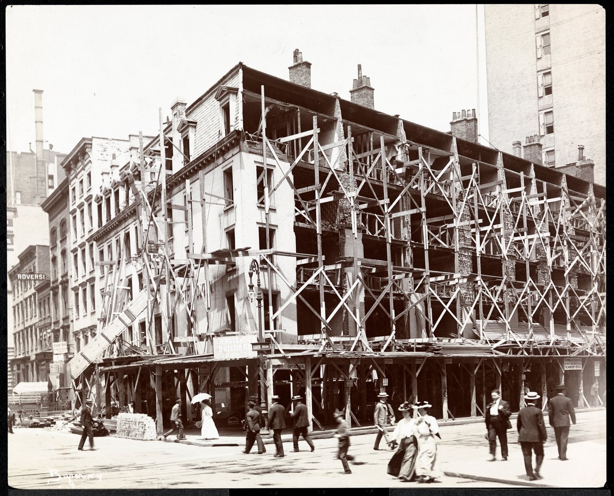The Hotel Metropolitan at Broadway ve 27th Street, New York, c.1900 (gümüş jelatin baskı) by Byron Company