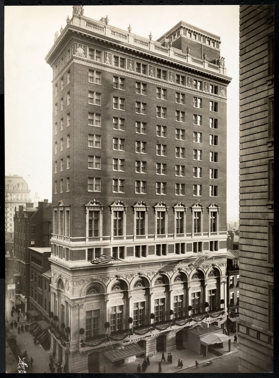 The Ritz-Carlton Hotel, Philadelphia, 1913 (gümüş jelatin baskı) by Byron Company