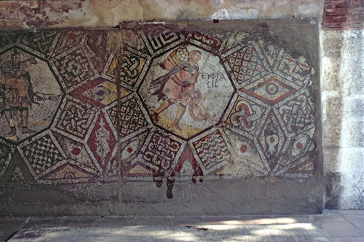 Nehirlerin Kişileştirmeleri (mozaik) by Byzantine