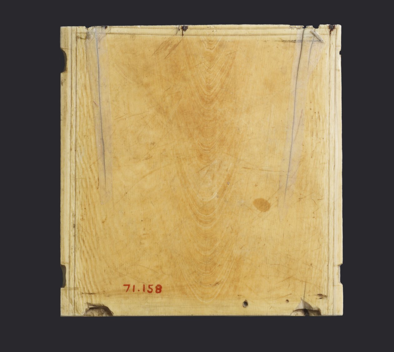 Azizler ile Bakire ve Çocuğun Üç Parçalı simgesi, orta panelin fildişi arkasının ayrıntısı ayrıca bkz. 957217-9 by Byzantine