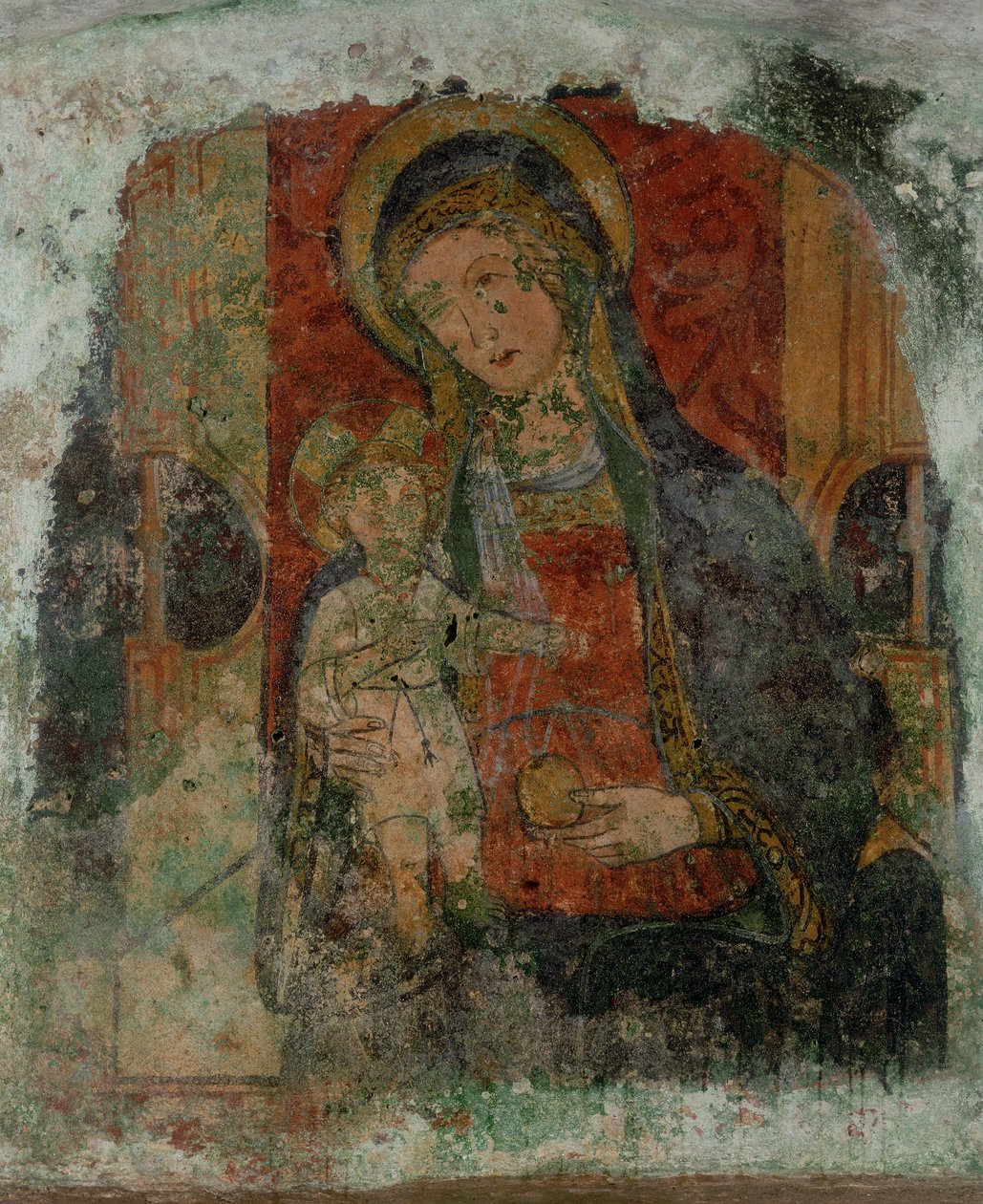 madonna ve çocuk by Byzantine School