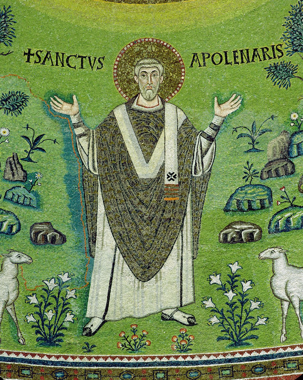 Aziz Apollinare (mozaik) by Byzantine School