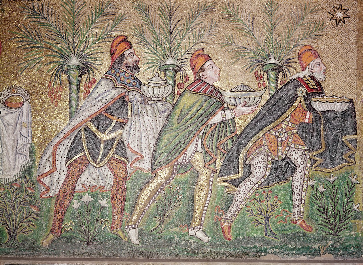 Üç Kral (mozaik) (ayrıca bkz. 156997) by Byzantine School
