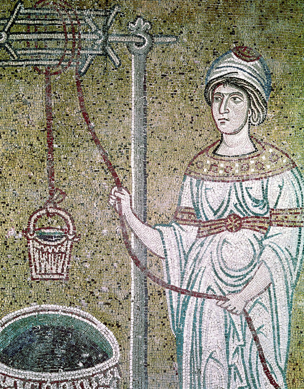 Samiriyeli Kadın (mozaik) by Byzantine School