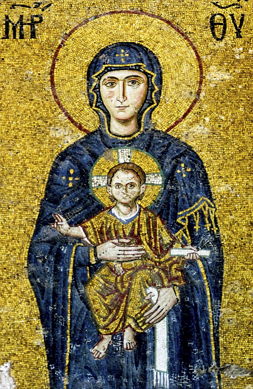 Madonna ve Çocuk, Ayasofya, Türkiye