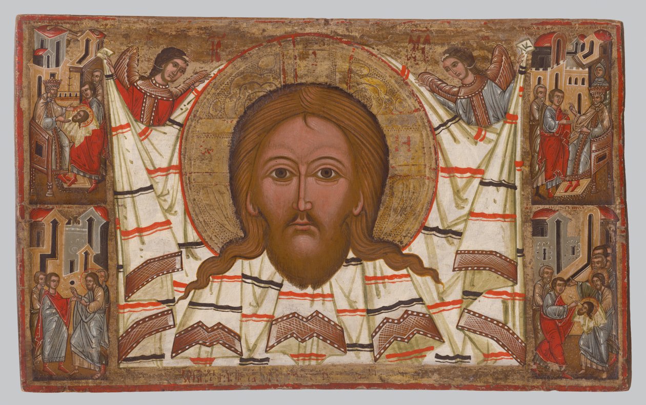 Mandylion simgesi, 1500-50 by Byzantine