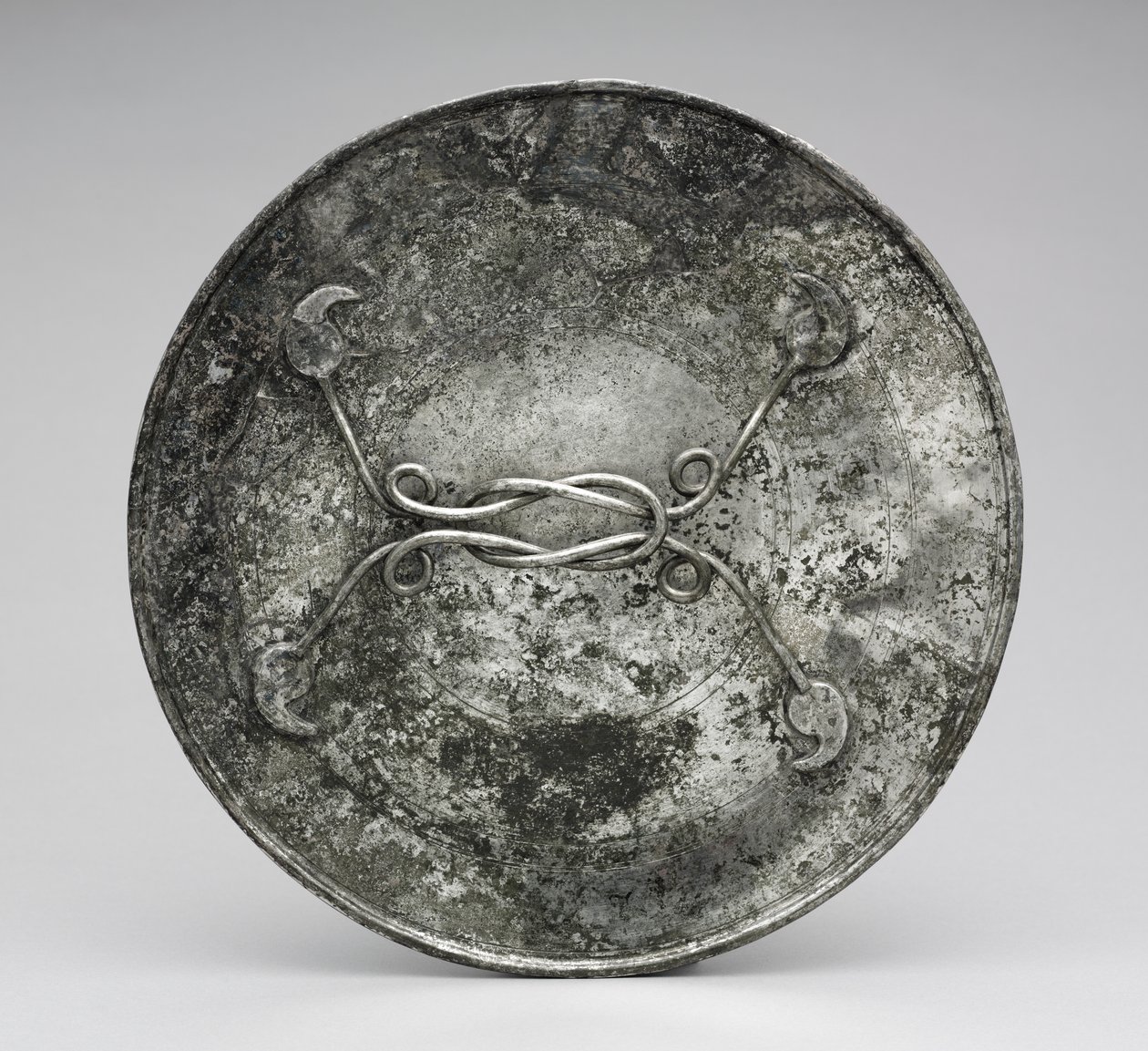 Herakles Düğümü Şeklinde Saplı Ayna, c.280-400 (gümüş) by Byzantine Byzantine
